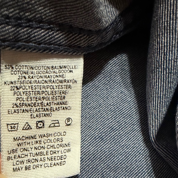 FREE PEOPLE SIZE 8 Perfect Condition Denim Skirt C Pictures 4 Measurements 😍🥰❤️ - Picture 7 of 11